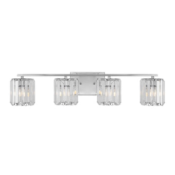 Coco Prism Vintage Metal/Glass Classic Glam LED Vanity Light